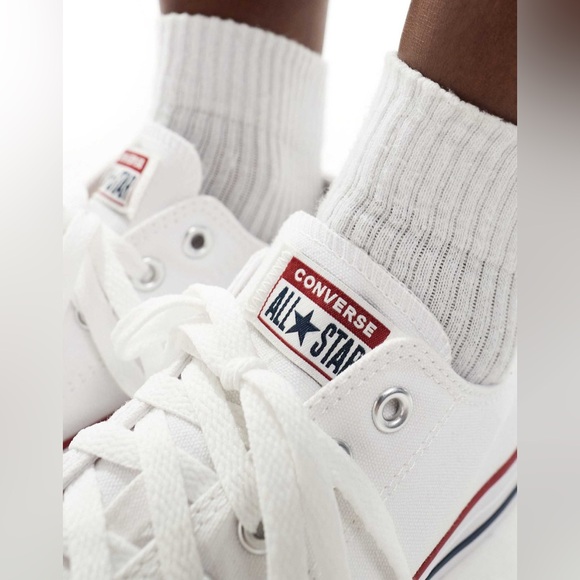 Converse All‎ Star Chuck Taylor Sneakers White Low Top Women's 9 Men's 7 NWOB - Picture 10 of 11